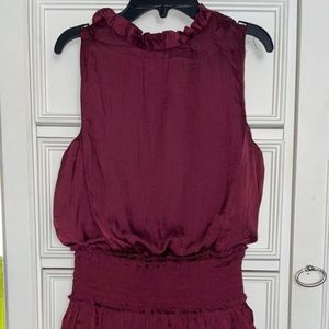 She and Sky maroon dress